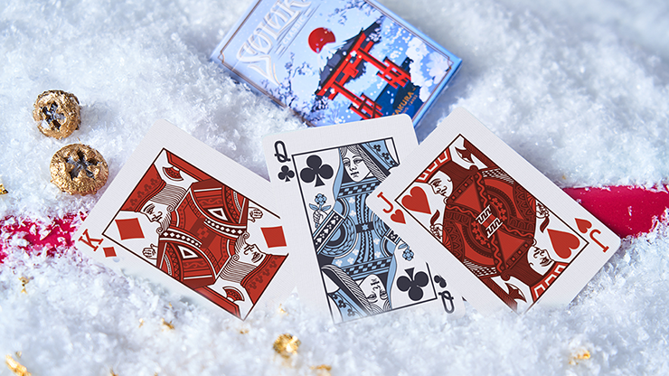 Thumbnail: Solokid Sakura (Blue) Playing Cards by BOCOPO