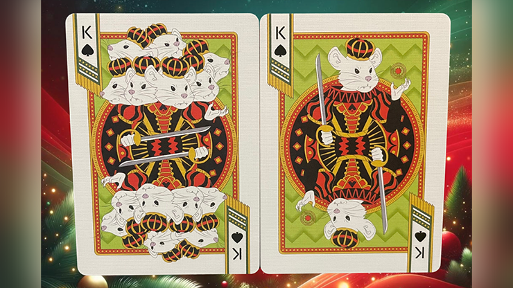 Thumbnail: Stripper Bicycle Nutcracker (Green) Playing Cards