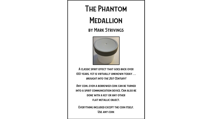 PHANTOM MEDALION by Mark Strivings (GV $12)