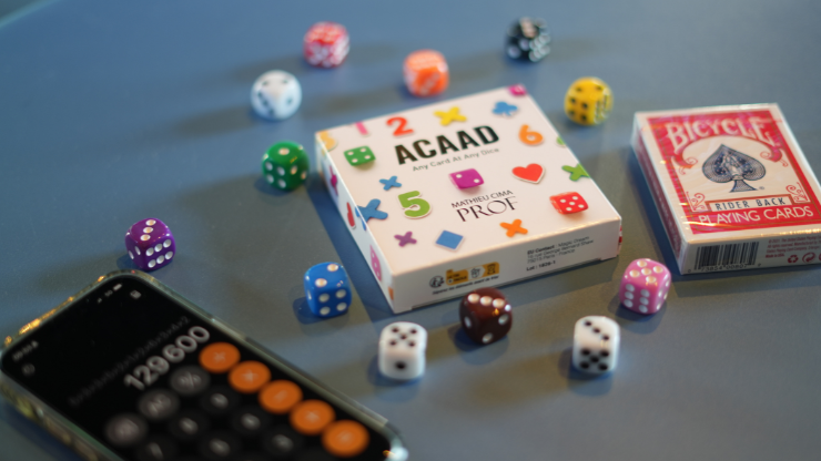 Thumbnail: ACAAD - Any Card at Any Dice by Mathieu Cima (Red) or (Blue)