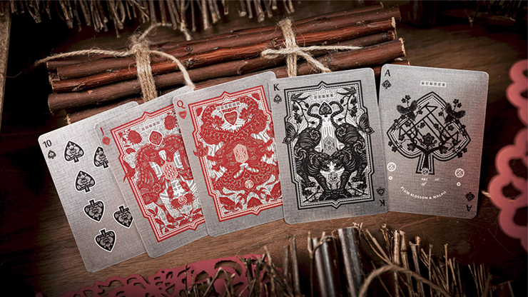 Thumbnail: The Four Seasons Wooden Boxset Playing Cards