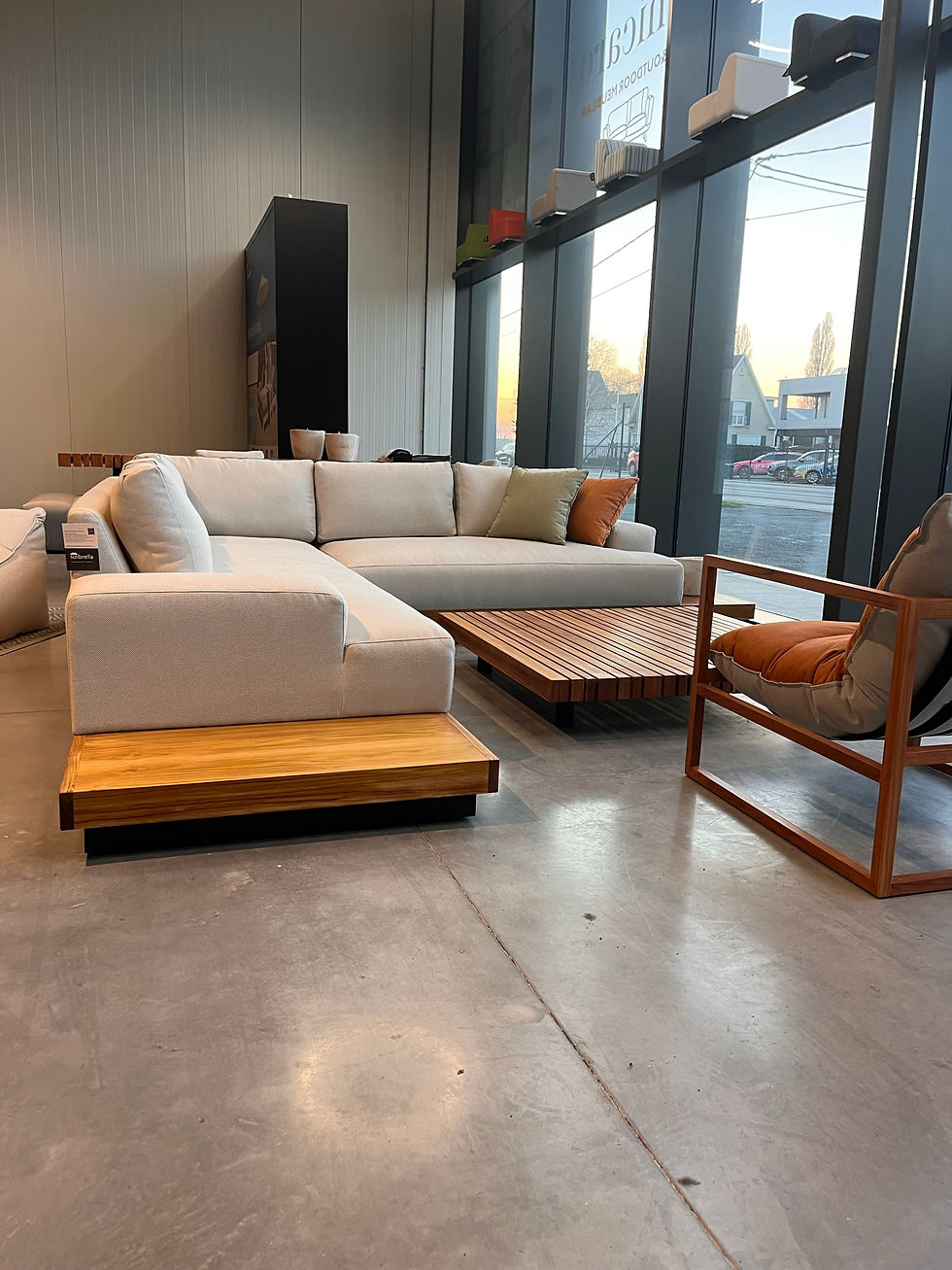 Thumbnail: Floating Teak Lounge + Coffee Table