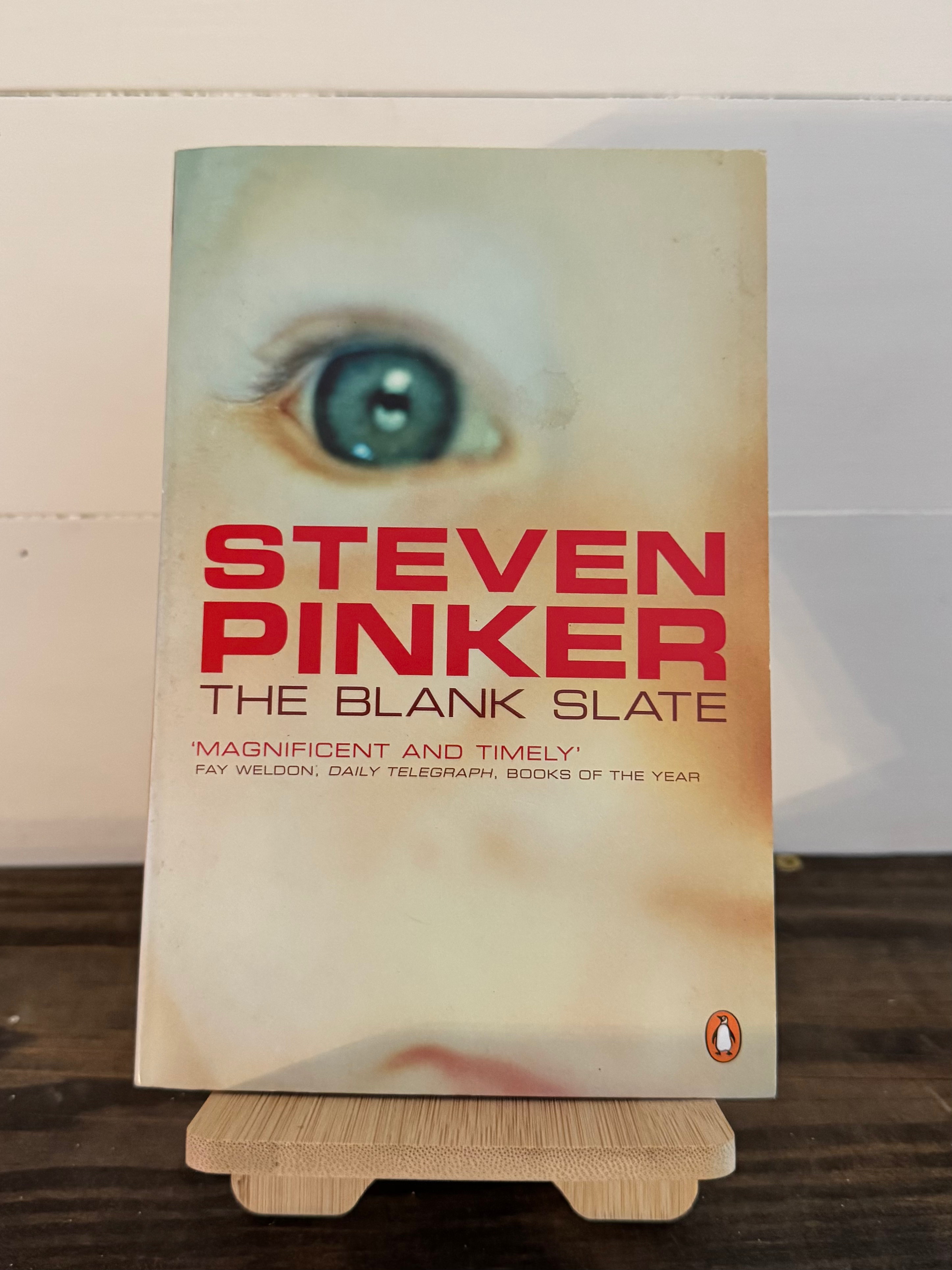 Signed Copy – Steven Pinker, “The Blank Slate”