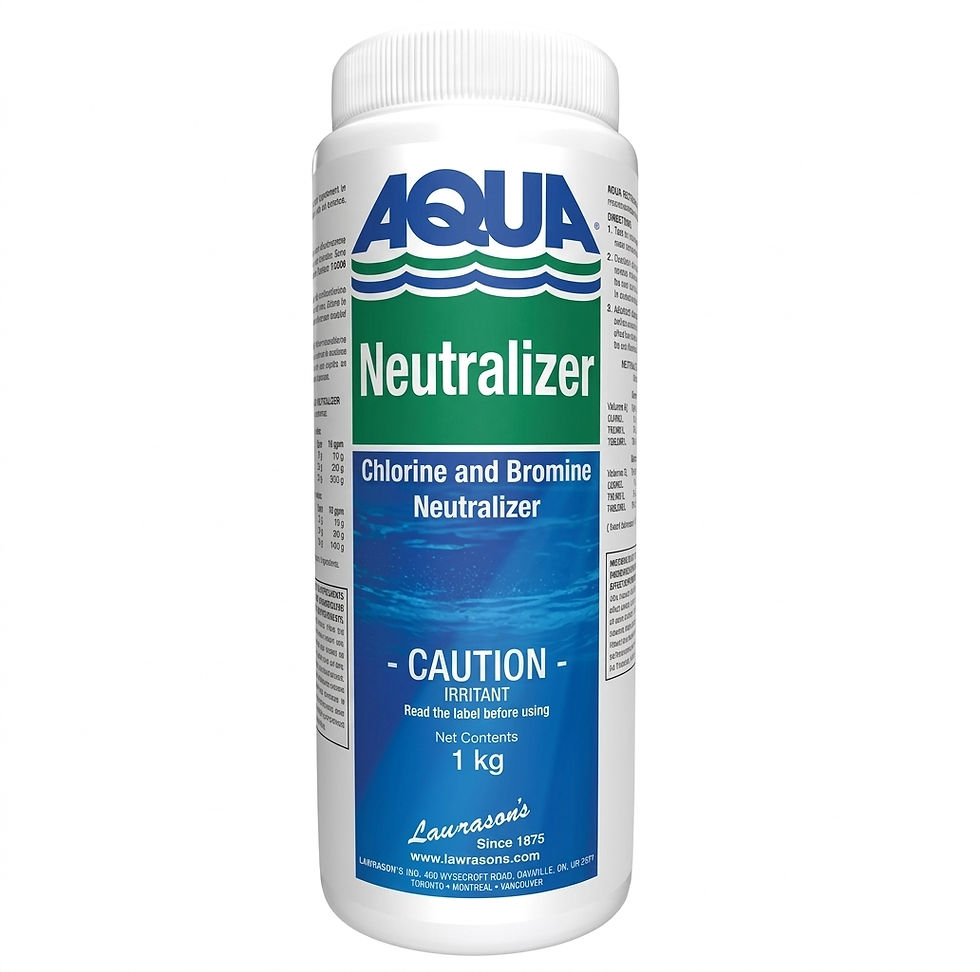 Aqua Neutralizer 1kg bottle - Chlorine and Bromine Neutralizer