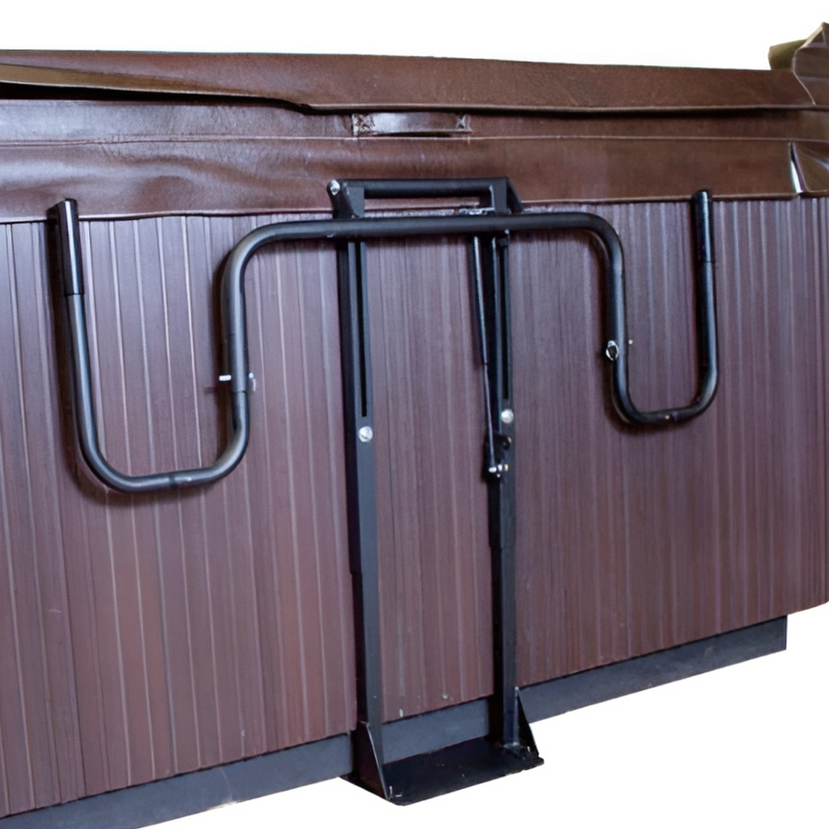 Full view of Cover RX undermount hot tub cover lifter