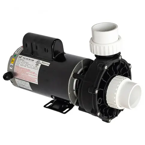 LX 56 frame side discharge spa pump, full view