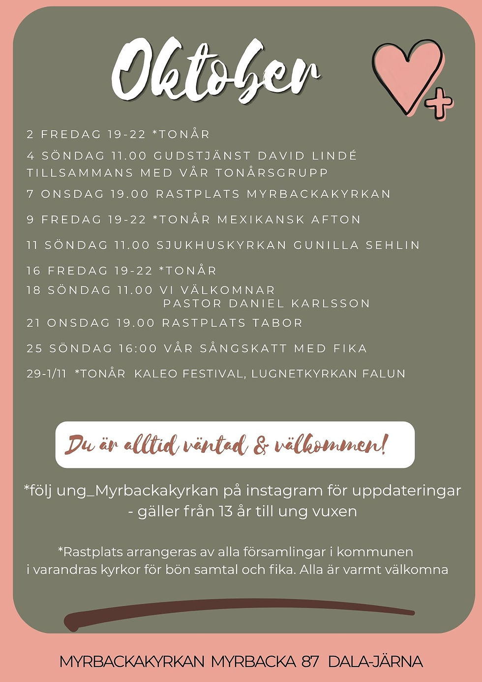 Oktober program