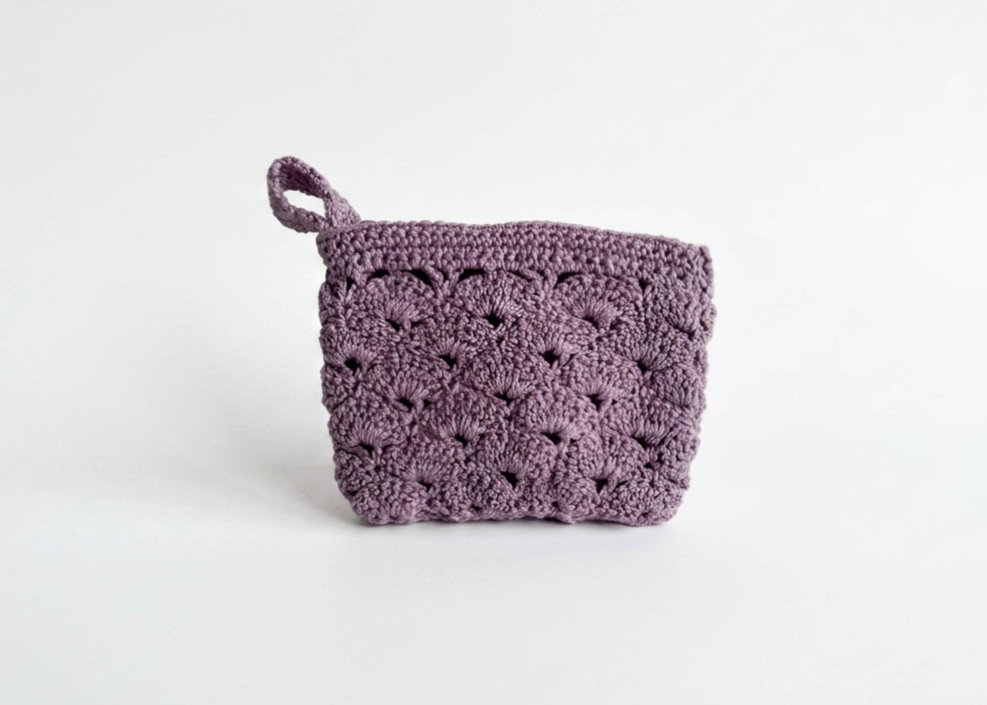 Necessaire mini leque lilás