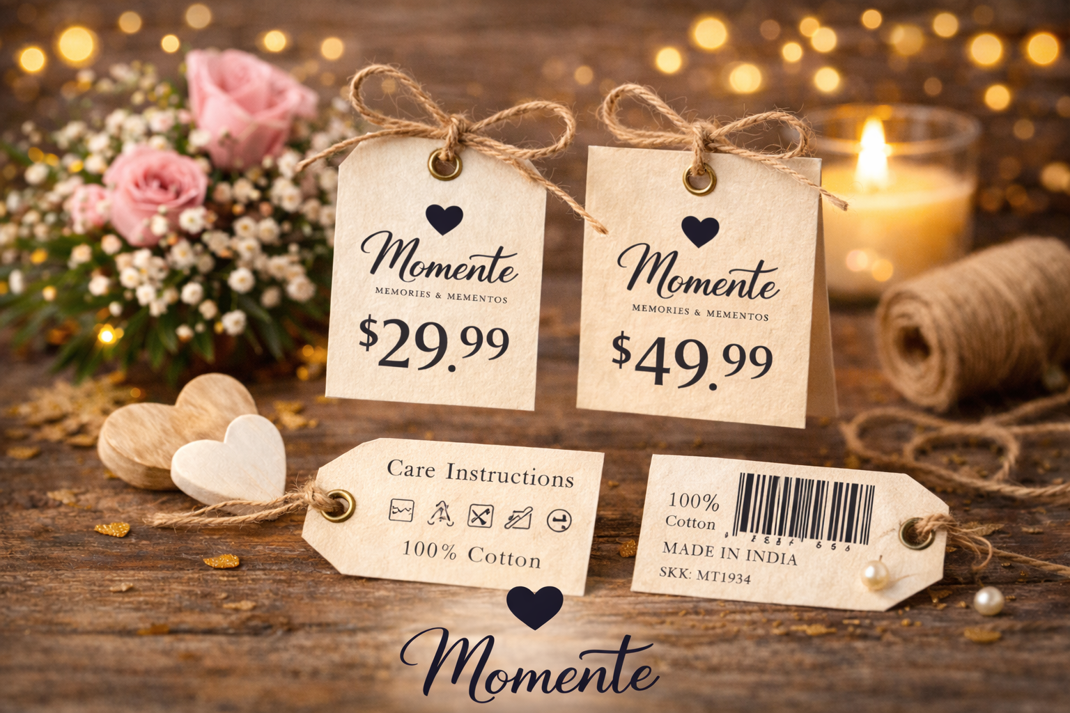 Momente Mark -Price & Utlity Tags