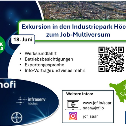 JCF excursion to the Job-Multiversum at Höchst Industrial Park
