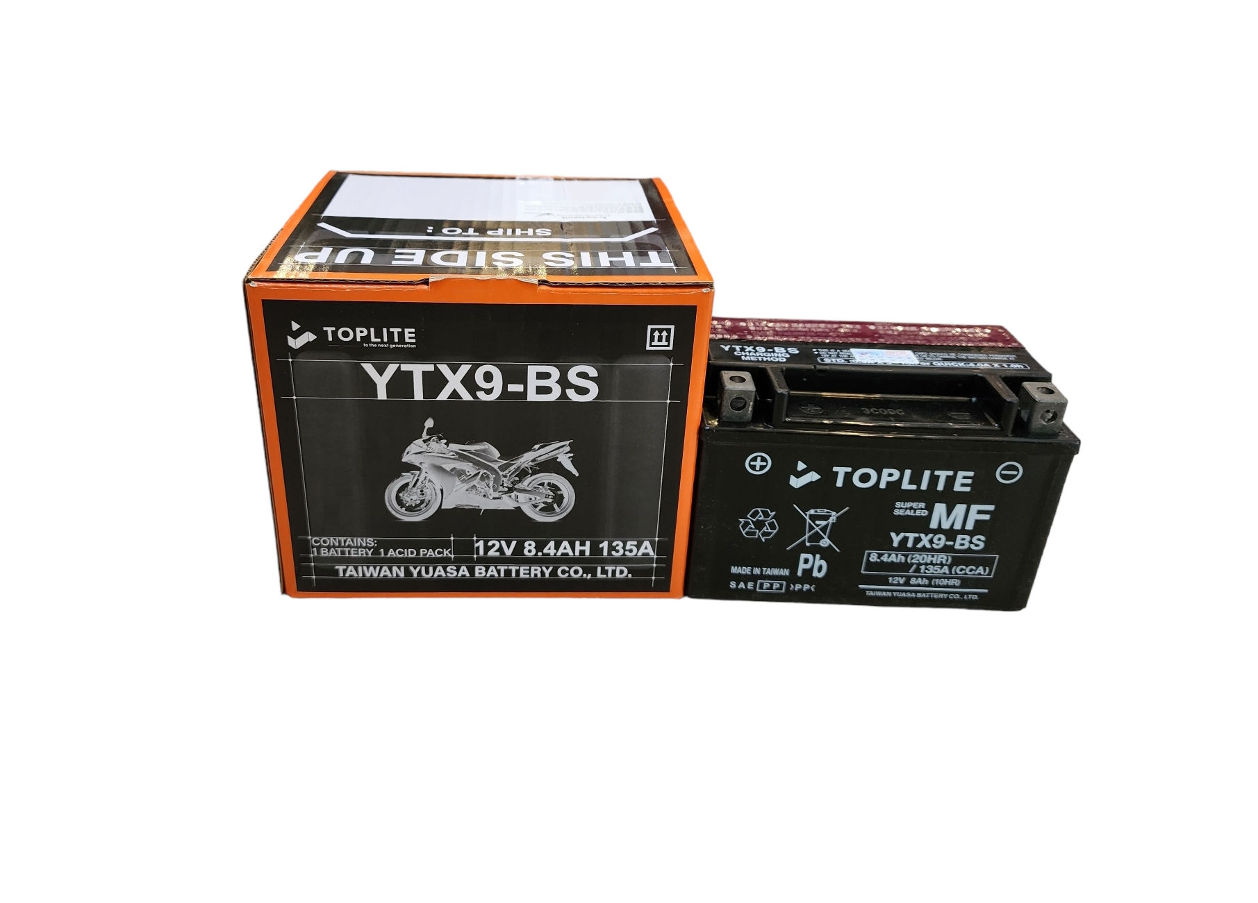 Bình ắc quy Toplite YTX9-BS