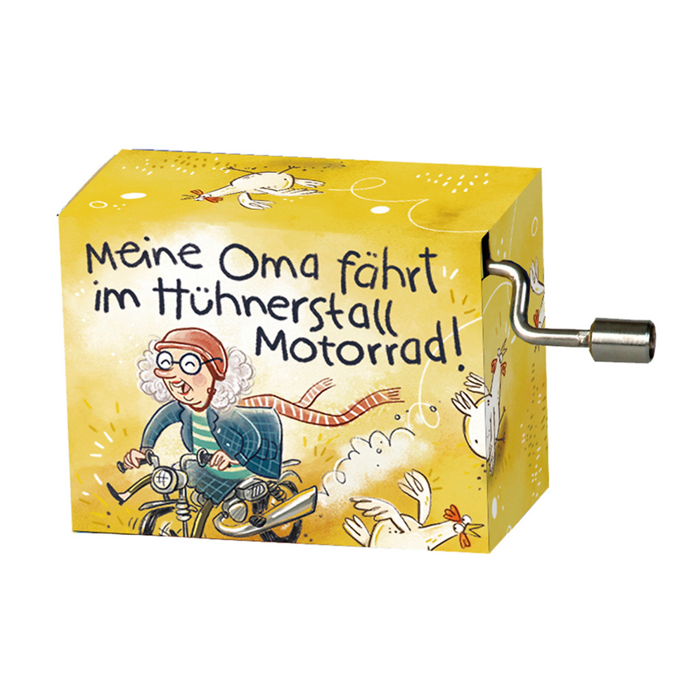 Fridolin Spieluhr "Meine Oma fährt im Hühnerstall Motorrad"