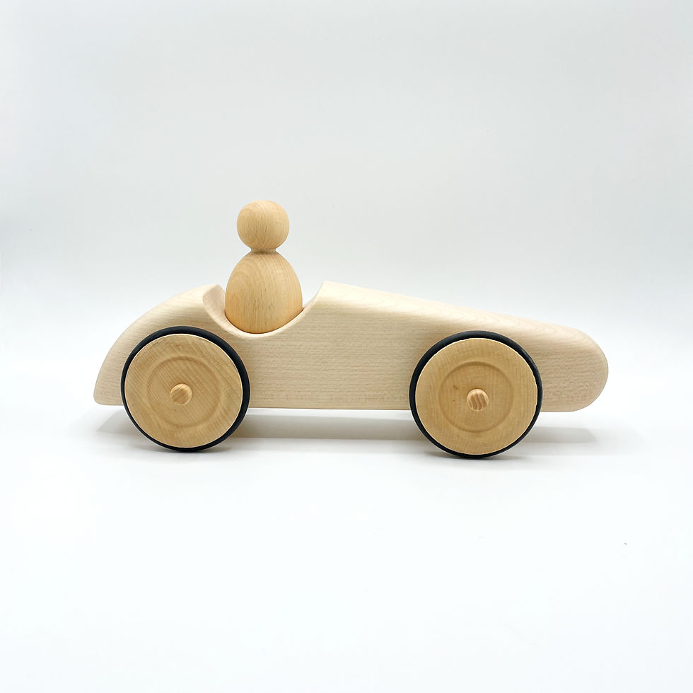Rennauto aus Holz – Dicker Otto von Romanswerk