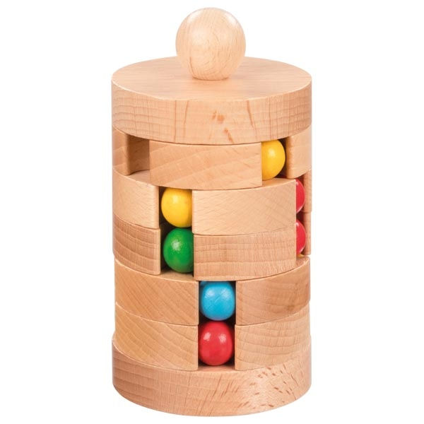 Logikspiel Kugelturm aus Holz von goki für Kinder ab 6 Jahren