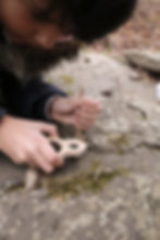 Doppellupe aus Holz, Huckleberry