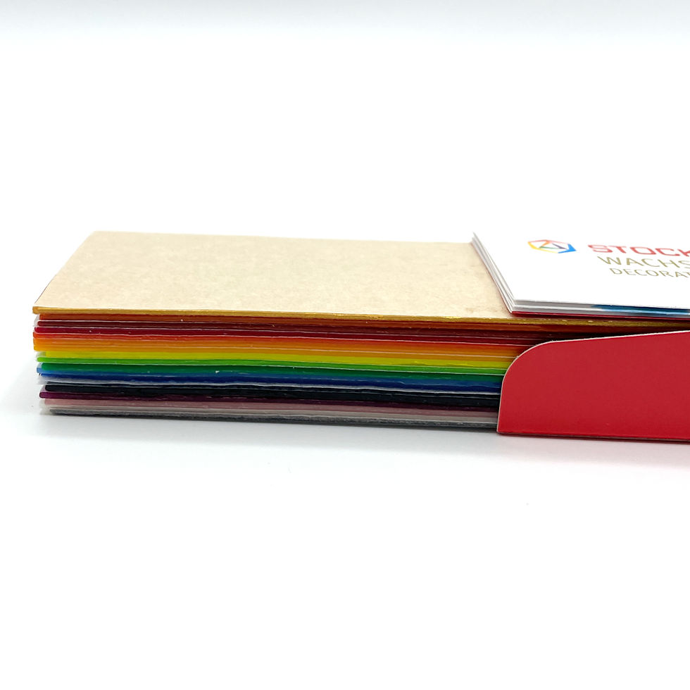 Stockmar Wachsfolien in 18 Farben, 20 × 4 cm