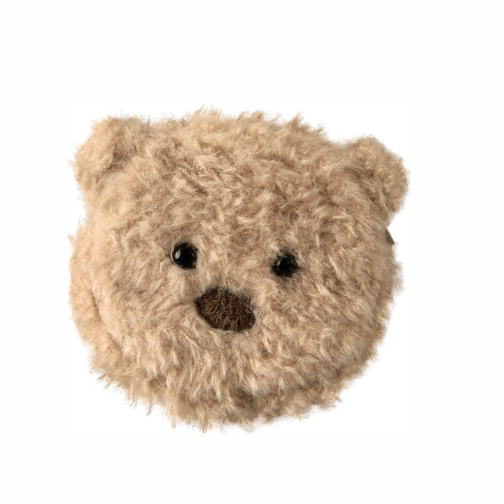 Kleiner Plüsch-Geldbeutel Bär Morris mit gesticktem Gesicht von Egmont Toys