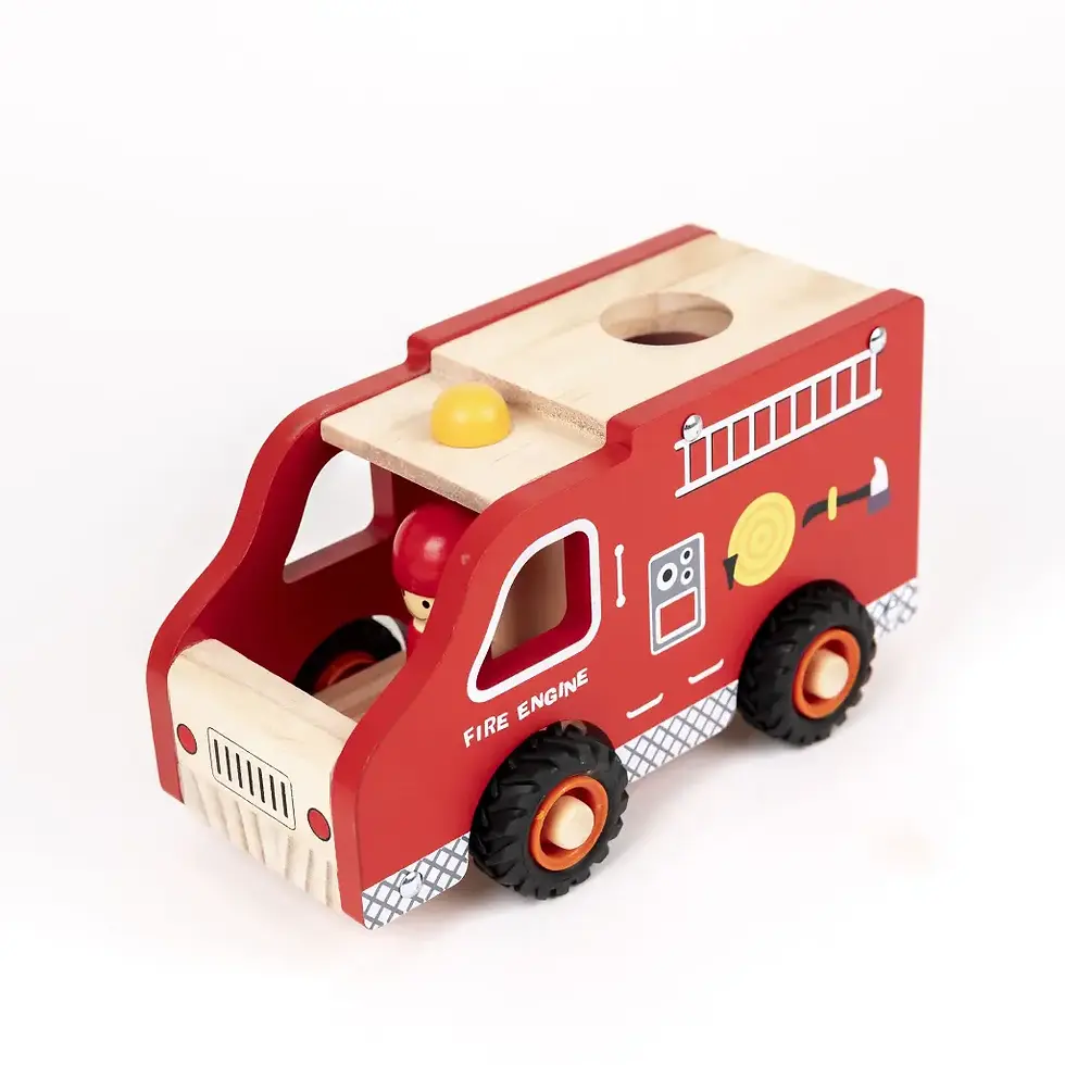 Miniaturbild: Feuerwehrauto aus Holz, Egmont Toys