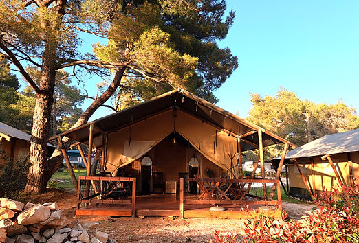 Lošinj safari glamping tent Croatia