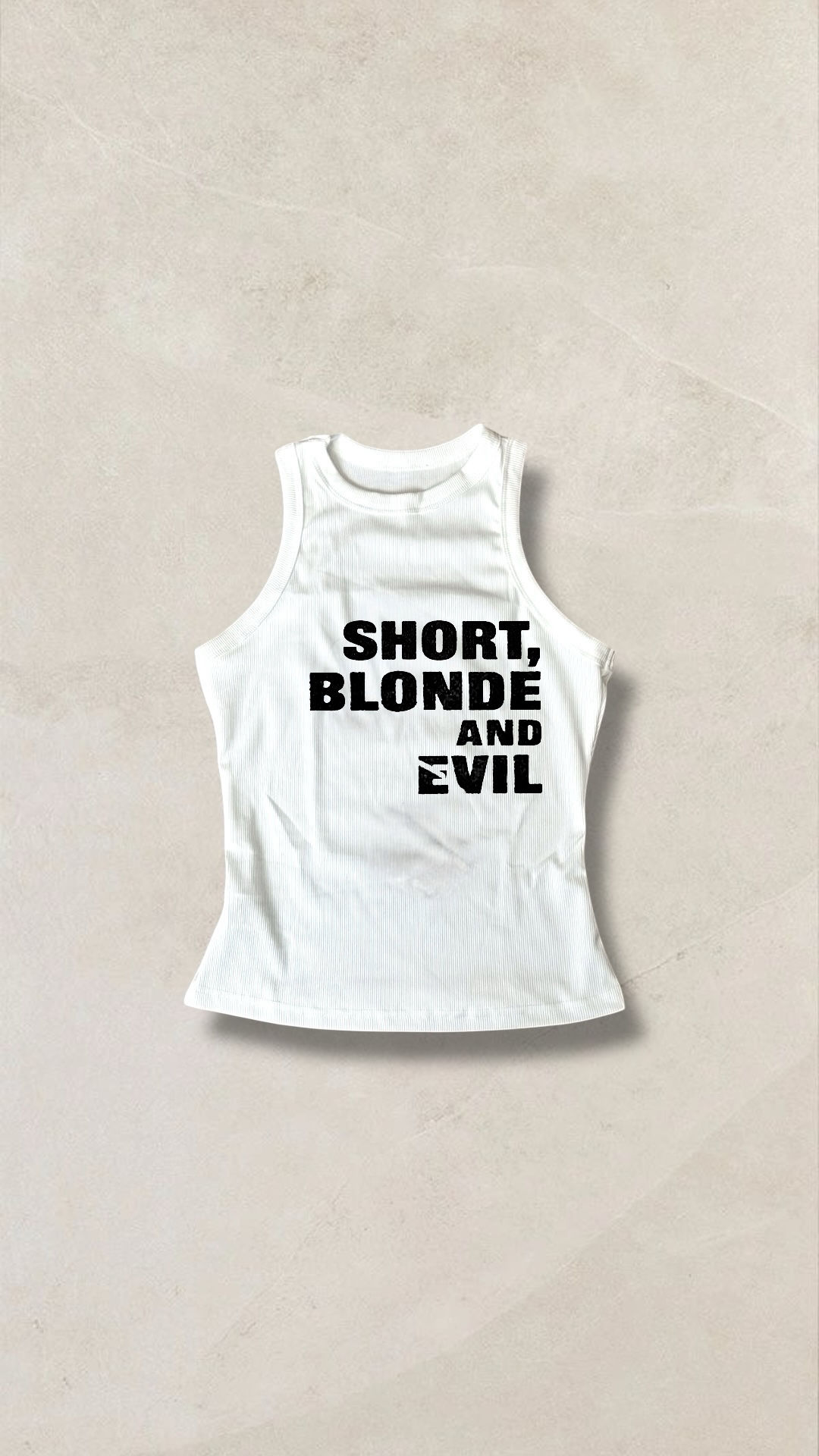 Short blonde and evil 