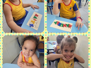 Nome próprio com o alfabeto móvel