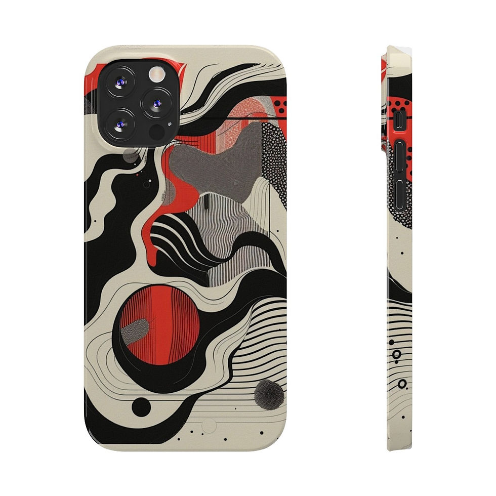 Thumbnail:  "The upbeat darkside " Slim Phone Cases