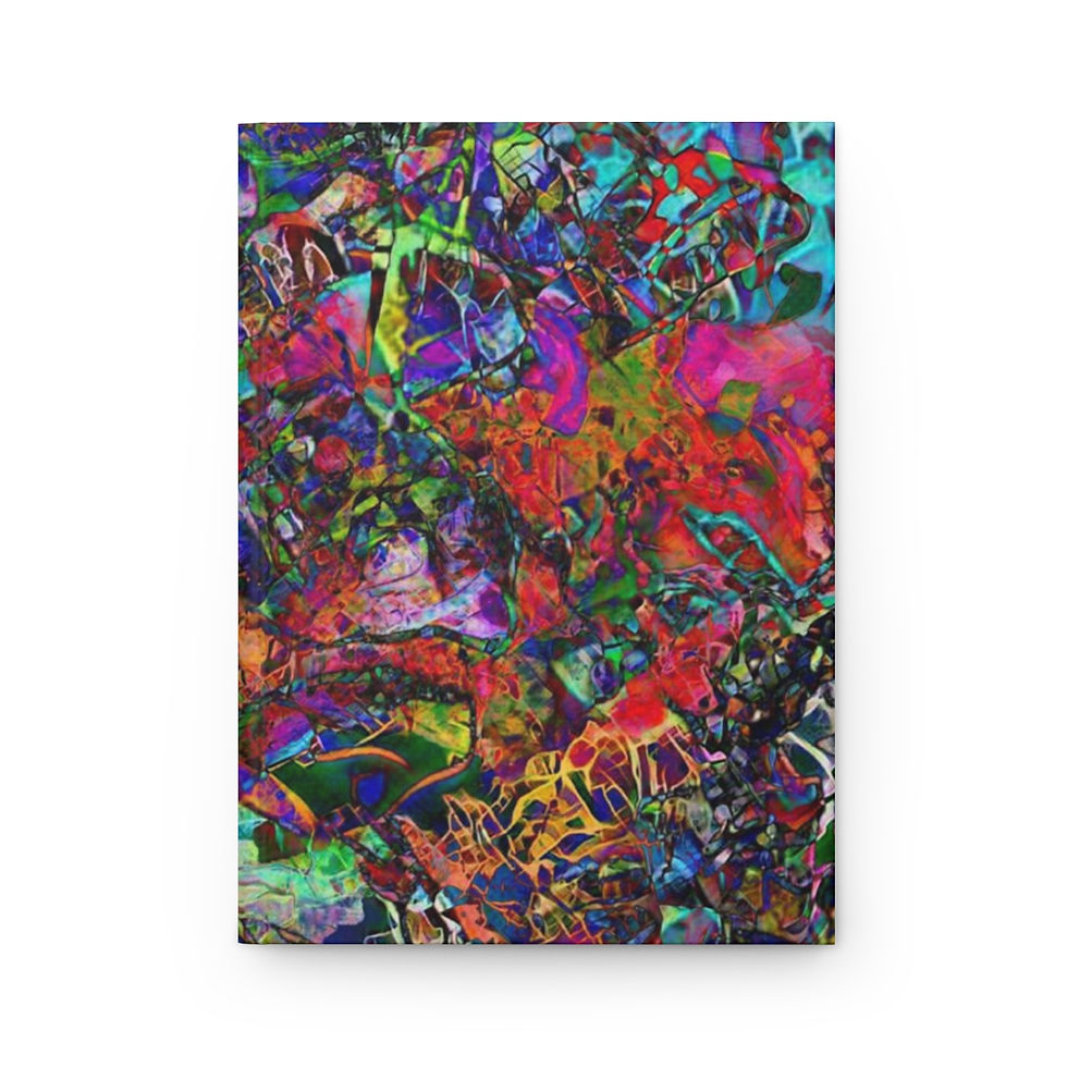 Thumbnail: Abstraction of Time and Space Hardcover Journal Matte