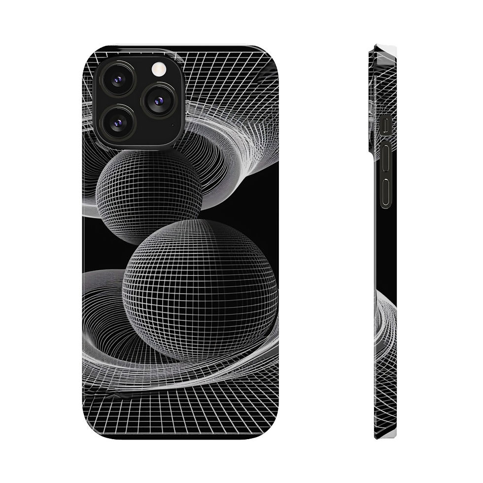 Thumbnail:  "Op Art Odyssey" Slim Phone Cases