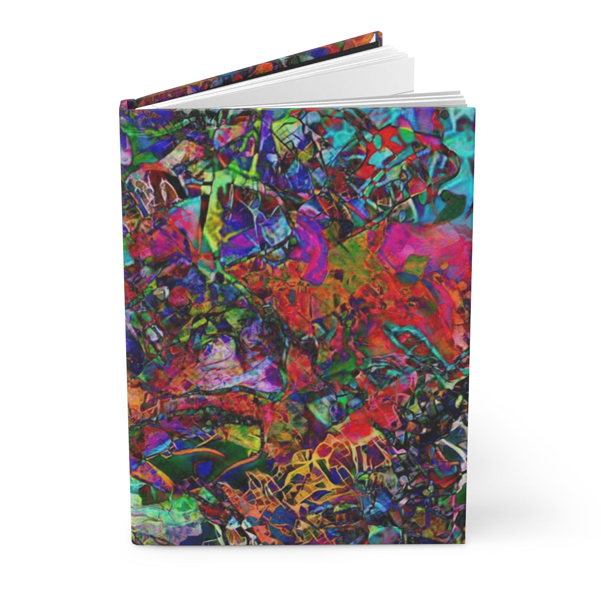 Abstraction of Time and Space Hardcover Journal Matte