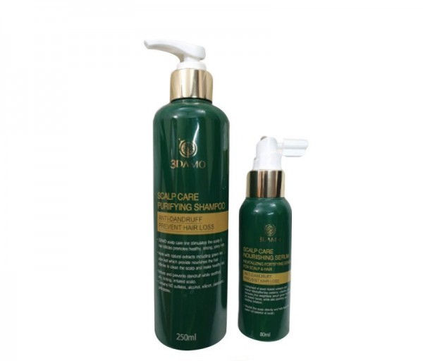 3DAMO Scalp Care Purifying Shampoo 250ml & Serum 80ml Set