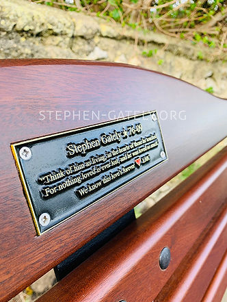 Stephen Gately Memorial Bench - Dalkey.j