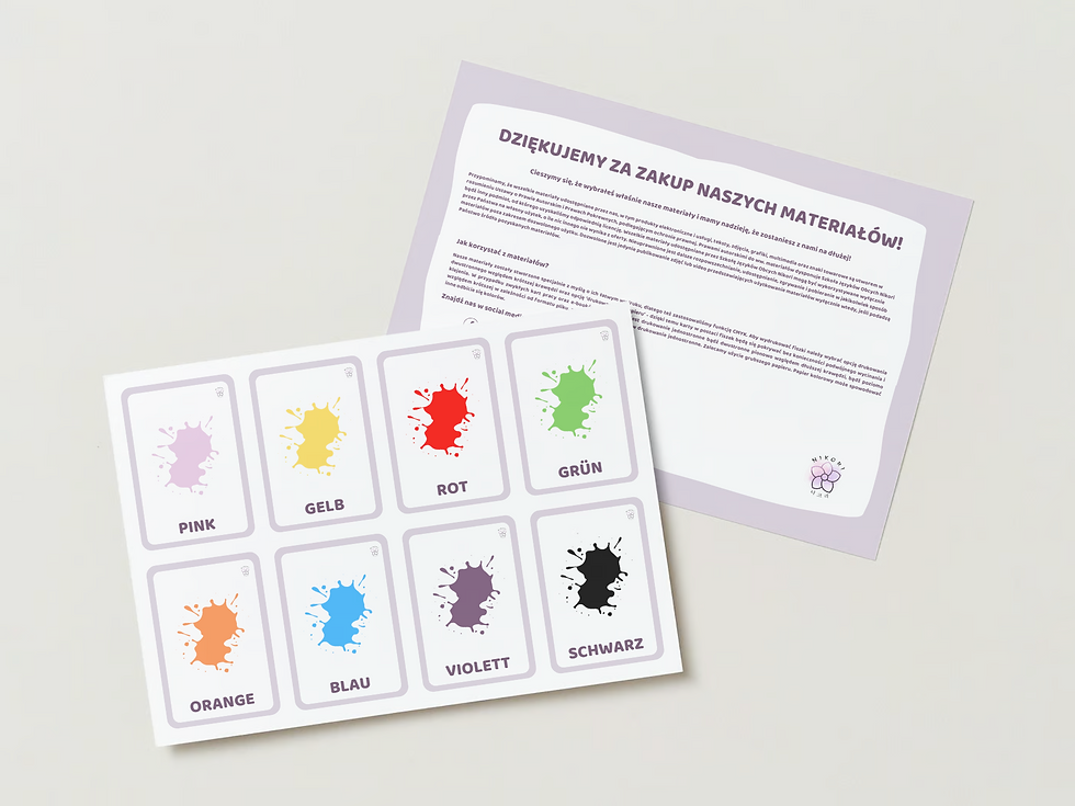 E-FISZKI KOLORY - NIEMIECKI