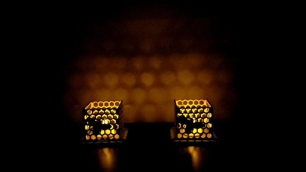Thumbnail: Busy Bee Votive Holders