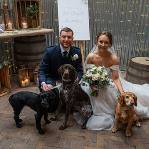 Lorna & Kenny’s Wedding at Cairns Farm Estate, Edinburgh