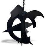 David Hayes (1931 - 2013) Hanging Sculpture #22, 2003 Painted steel mobile 35 x 33 x 28 in
