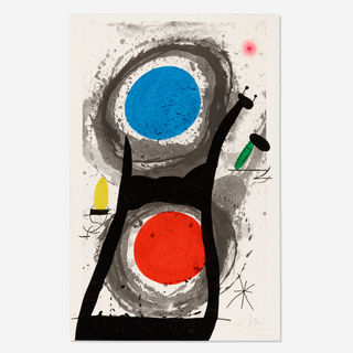 Joan Miro (1893 - 1983)
L'Adorateur Du Soleil, 1969, (HC/1)
Etching, aquatint and carborundum in colors on Arches
41.30 x 26.60 in