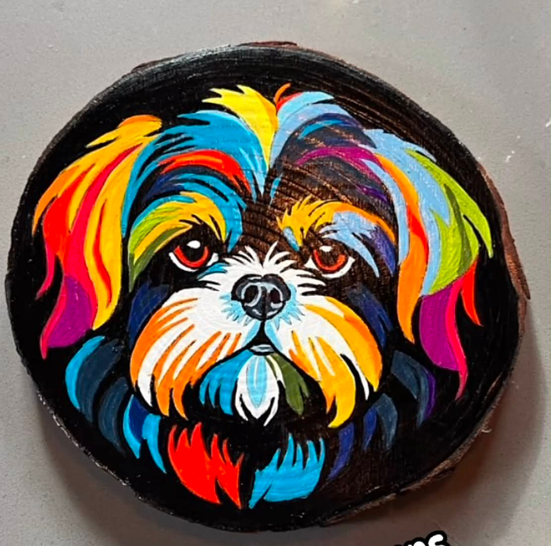 Appropriate 6.5” round wood slices