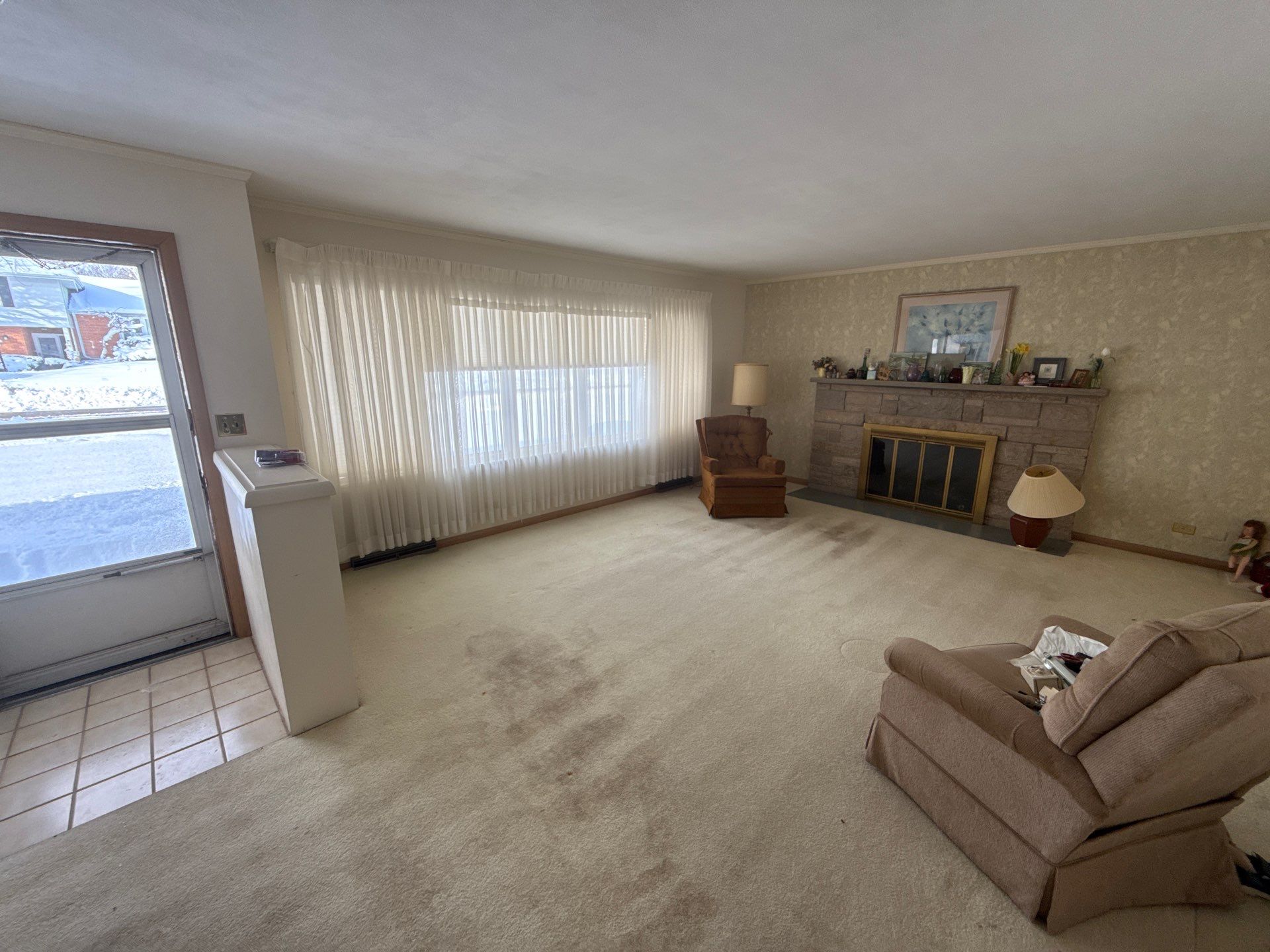 Before: living room