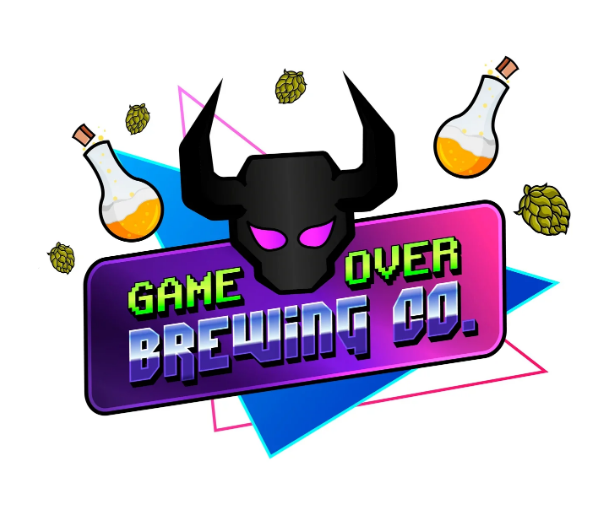 Logo Brasserie Game over brewing co.