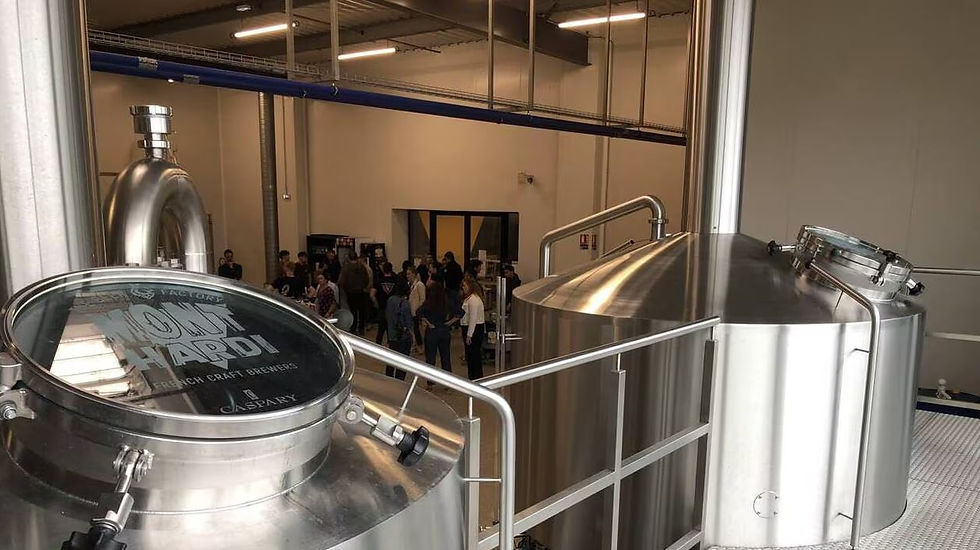 Cuve de brassage brasserie Mont Hardi