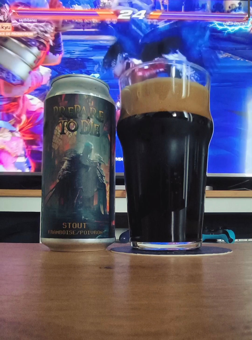 Bière STOUT Prepare to die