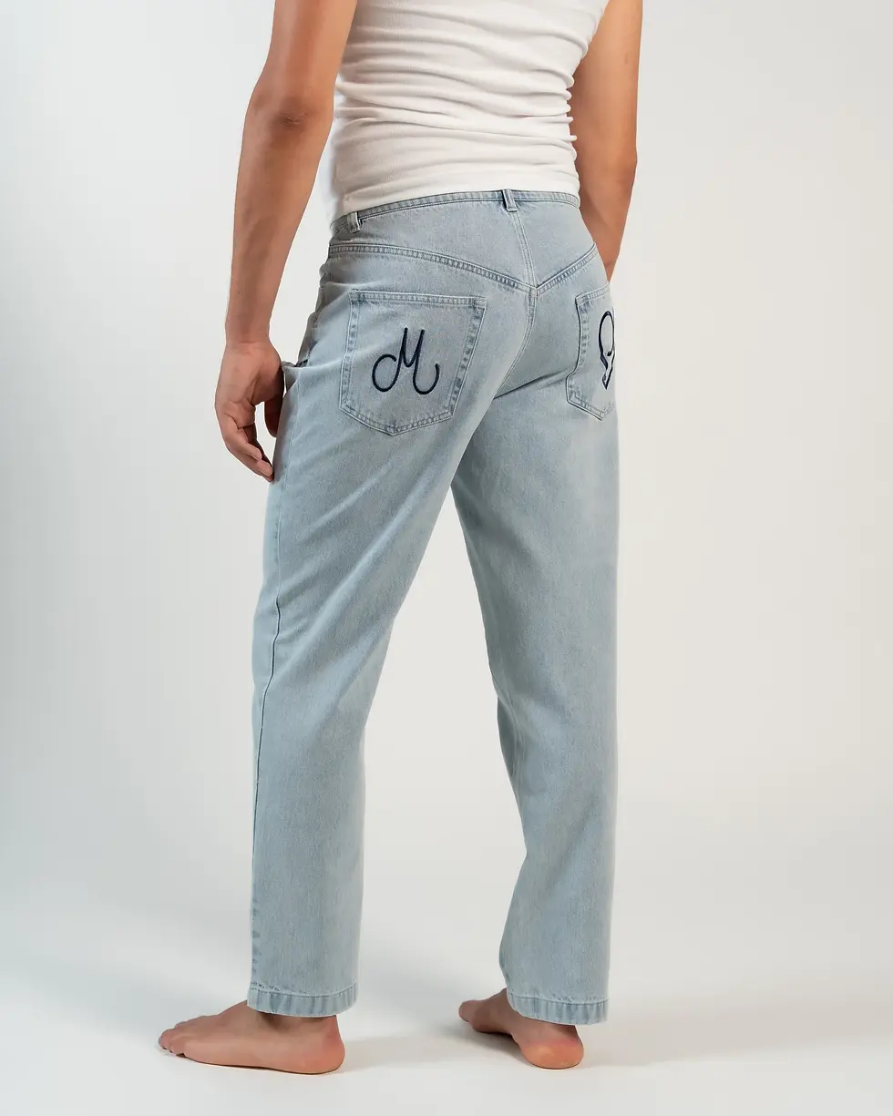 Miniature : Pantalon à fentes Stone Wash