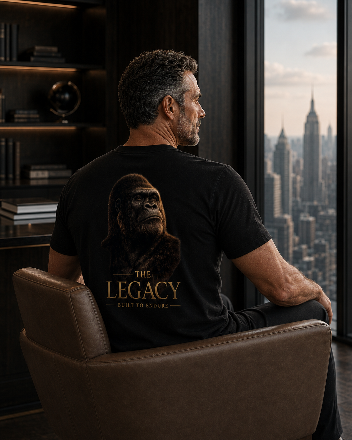 THE LEGACY™ | The Last King Collection™ | Black Heavyweight Tee