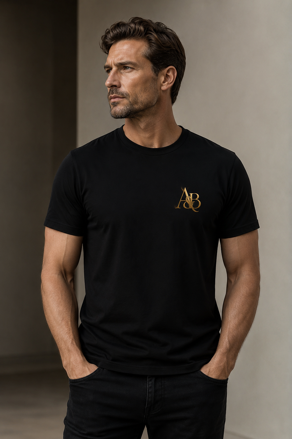 Thumbnail: THE ALPHA WITHIN™ | The Last King Collection™ | Black Heavyweight Tee