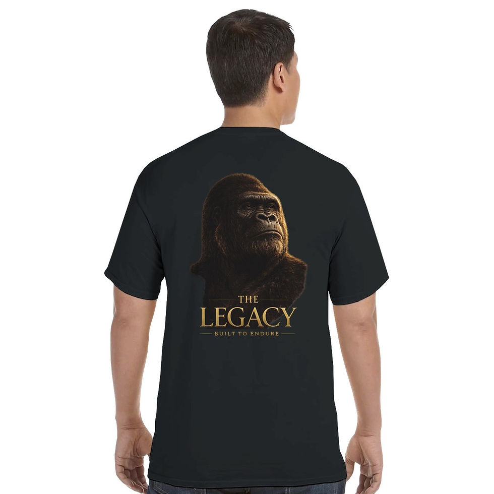 Thumbnail: THE LEGACY™ | The Last King Collection™ | Black Heavyweight Tee