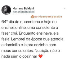 Nutrição não é nada sem o cozinhar