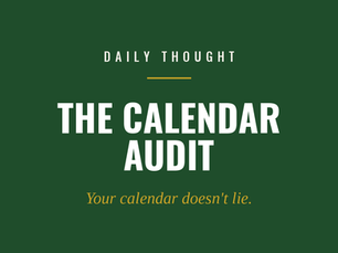 The Calendar Audit