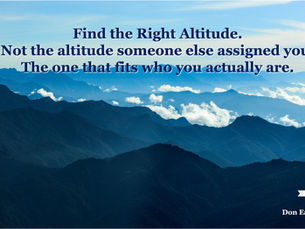 Find the Right Altitude