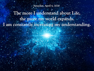 Affirmation for Saturday, April 4, 2020