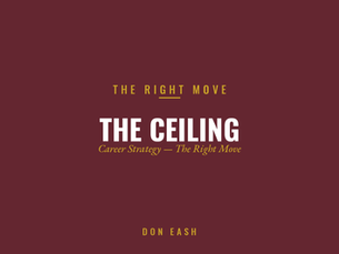 The Ceiling: Why Working Harder Won't Fix a Role You've Outgrown